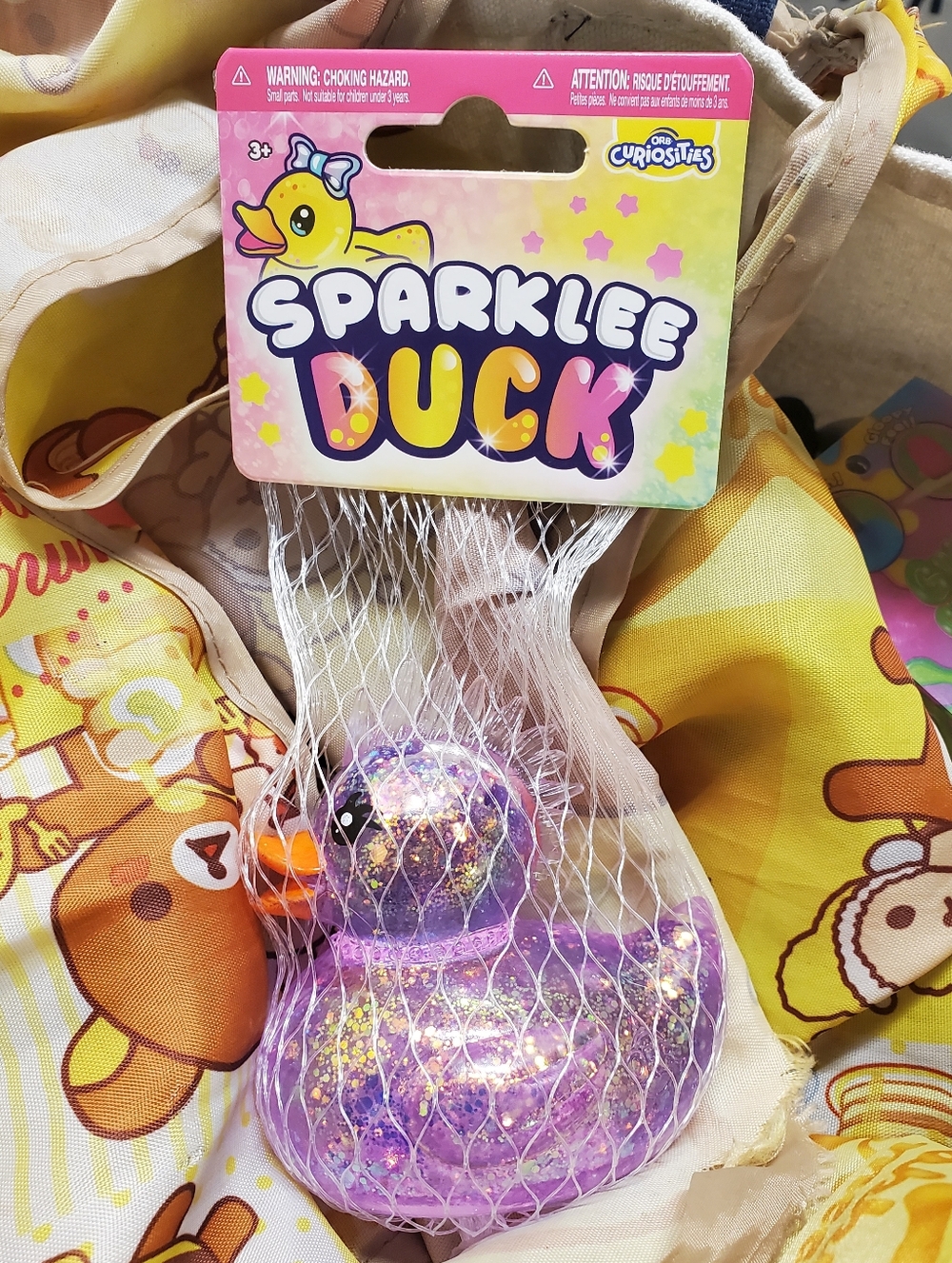 viral orb curiosities purple sugar kawaii squishy glitter duck needoh fidget